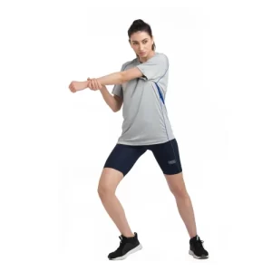 Women Sports Round Neck T Shirt