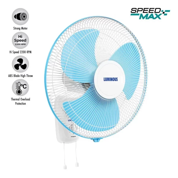 Luminous Centaur 400 mm 3 Blade Wall Fan - Image 3