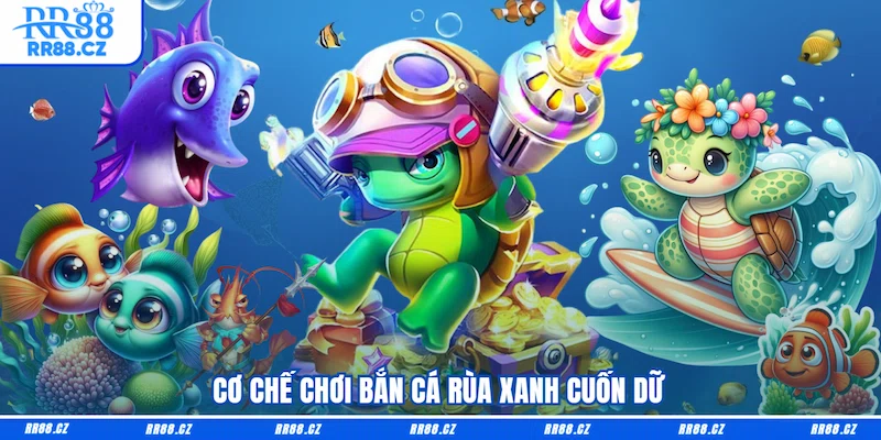 Cơ chế chơi Bắn cá rùa xanh cuốn dữ